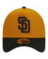 Фото #4 товара Men's Gold/Black San Diego Padres Rustic A-Frame 9FORTY Adjustable Hat