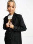 Noisy May longline blazer in black