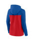 Women's Royal, Red Chicago Cubs Take The Field Colorblocked Hoodie Full-Zip Jacket