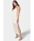 ფოტო #3 პროდუქტის Women's V-Neck Maxi Lace Dress