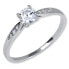 Gentle white gold ring 229 001 00809 07