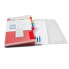 LIDERPAPEL Folder bellows classifier 42159 polypropylene A4 tte 2 spaces spectrafile cards 13 department