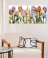 TuLIp Scape X-Ray I Ii Frameless Free Floating Tempered Glass Panel Graphic Wall Art, 24" x 24" x 0.2" Each