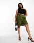 Фото #4 товара Yours cargo utility shorts in khaki