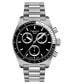 ფოტო #1 პროდუქტის Men's Swiss Chronograph PRS 516 Stainless Steel Bracelet Watch 40mm