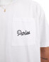 Parlez dale oversized logo t-shirt in white Белый, L - фото #2