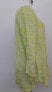 John Paul Richared Women Cable Knit Tunic Sweater Long Sleeve Crew Neck Lime M