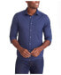 Фото #1 товара Men's Regular Fit Wrinkle-Free Performance Gironde Button Up Shirt