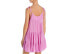 Aqua Swim Women Shoulder Tie Cover-Up Dress Pink Size XS