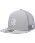 Фото #1 товара Men's Gray Detroit Tigers 2023 On-Field Batting Practice 59FIFTY Fitted Hat