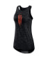 ფოტო #3 პროდუქტის Women's Black San Francisco Giants Logo Fade High Neck Performance Tank Top