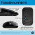 HP Z3700 Dual Silver Mouse - Ambidextrous - RF Wireless + Bluetooth - Silver