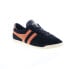 Фото #2 товара Gola Bullet Suede CMA153 Mens Black Leather Lace Up Lifestyle Sneakers Shoes 7