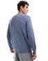 Фото #4 товара Armani Exchange all over logo jumper in blue