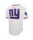 ფოტო #2 პროდუქტის Men's Saquon Barkley White New York Giants Player Name and Number Mesh T-shirt