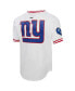 Men's Saquon Barkley White New York Giants Player Name and Number Mesh T-shirt