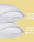 Фото #8 товара Circles Home 100% Cotton Breathable Pillow Protector with Zipper – White (6 Pack)