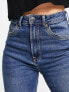 Фото #7 товара Stradivarius slim mom jean with stretch and rip in medium blue