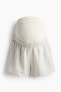 Фото #4 товара MAMA Linen-blend Shorts