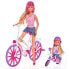 Фото #1 товара Набор для игры "STEFFI LOVE" с велосипедом - Мультицветные Куклы