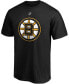 Фото #2 товара Men's Brad Marchand Boston Bruins Team Authentic Stack Name and Number T-Shirt