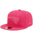 ფოტო #1 პროდუქტის Men's Pink New England Patriots Color Pack 59FIFTY Fitted Hat
