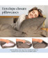 Фото #2 товара King 2PC Rayon From Bamboo Solid Performance Pillowcase Set - Luxclub
