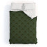 Фото #1 товара King Caroline Okun Mossy Green Bulbs Comforter & Sham Set Green - Deny Designs