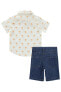 Фото #3 товара Комплект для мальчика Civil Baby с шортами 6-18 мес. цвета Экрю