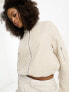 Фото #7 товара ASOS DESIGN bomber jacket in textured natural look fabric