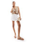 Фото #3 товара Vero Moda tie front crochet sleeveless vest in beige