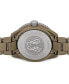 ფოტო #2 პროდუქტის Men's Swiss Automatic Captain Cook Diver Olive Ceramic Bracelet Watch 43mm