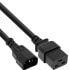 Фото #1 товара InLine Power adapter cable - IEC-60320 C14 to C19 - 3x1.5mm² - max. 10A - 3m