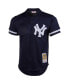 Фото #5 товара Men's Don Mattingly Navy New York Yankees 1995 Authentic Cooperstown Collection Mesh Batting Practice Jersey