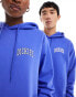 Dickies aitkin left chest logo hoodie in royal blue