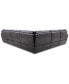 Фото #14 товара Gabrine 6-Pc. Leather Sectional with 3 Power Headrests and Chaise, Created for Macy's