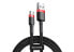 Фото #1 товара Baseus Cafule - 2 m - USB A - Micro-USB A - Black - Red
