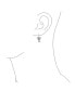 ფოტო #2 პროდუქტის Spiritual Amulet Feather Heart Shaped Guardian Angel Wings Dangle Earrings For Women Teens Oxidized .925 Sterling Silver Fish Hook