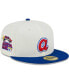 Men's Stone, Royal Atlanta Braves Retro 59FIFTY Fitted Hat