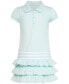 ფოტო #3 პროდუქტის Little & Toddler Girls Short Sleeve Ruffle Polo Dress