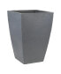 Фото #1 товара MSQT19SL Modern Planter Tall Square Slate, 12in x 19in