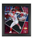 Фото #1 товара Mike Trout Los Angeles Angels Framed 15" x 17" Impact Player Collage with a Piece of Game-Used Baseball - Limited Edition of 500