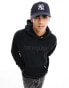 Фото #1 товара Sixth June polar fleece hoodie in black