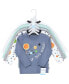 ფოტო #2 პროდუქტის Baby Boys Long Sleeve T-Shirts, Solar System Shark