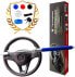 Фото #1 товара Tevlaphee Steering Wheel Lock for Car, Anti-Theft, Steering Wheel Lock Motorhome, Car Claw as Immobiliser, Universal Lock Bar, Blue
