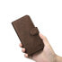 Фото #11 товара Чехол для смартфона ICARER Oil Wax Wallet Case iPhone 14, кожаный, RFID, темно-коричневый