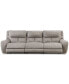 Фото #4 товара CLOSEOUT! Terrine 3-Pc. Fabric Sofa with 3 Power Motion Recliners, Created for Macy's