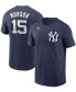 Фото #1 товара Men's Thurman Munson Navy New York Yankees Cooperstown Collection Name Number T-shirt