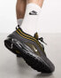 Nike Air Max 97 trainers in black and university gold