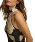 Фото #5 товара Women's Halter-Neck Sleeveless Midi Dress